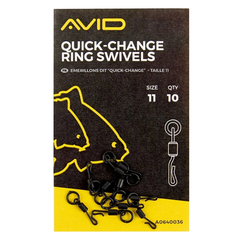 Avid Carp Quick Change Ring Swivels